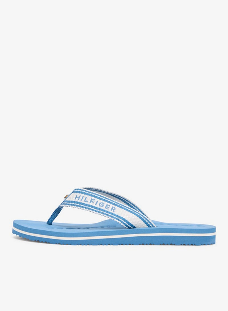 TOMMY HILFIGER Webbing Strap Signature Flip-Flops - Image 2